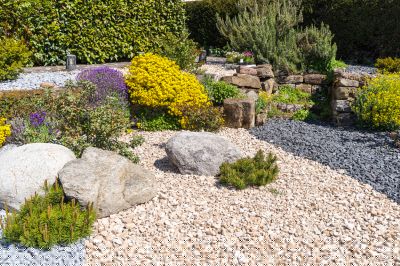 Decorative Gravel Installation