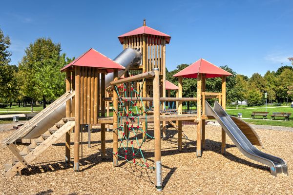 Playground Mulch Installation in Annapolis
