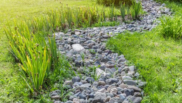 River Rock Garden Installation in Annapolis