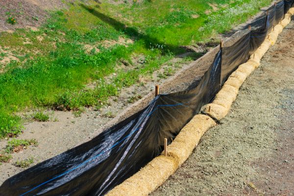 Straw Wattle Installation in Annapolis